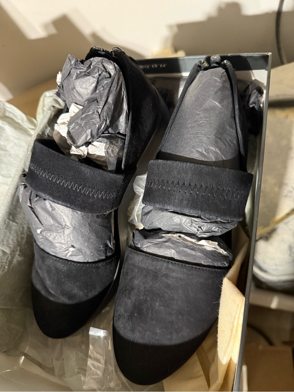 Eileen fisher- Marlow-SU Black Suede Shoes - Size 7.5M NIB